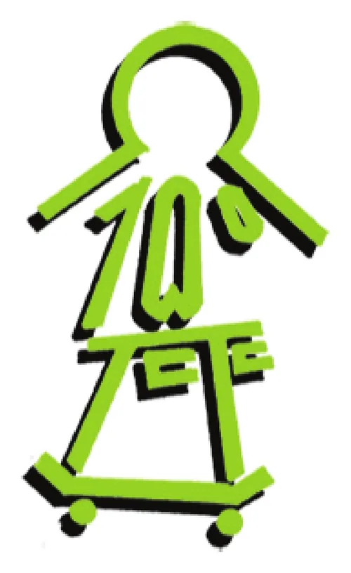 La mascotte LST — Le logo « LST » — L'homme Sans Tête — dessiné en petit bonhomme, au dos de la couverture.
